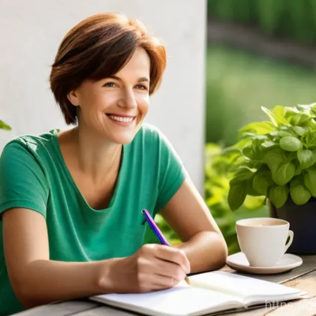 정원 텃밭 가꾸기 초보자 가이드 - A serene outdoor scene set on a typical German balcony or in a small urban garden patch on a bright ...